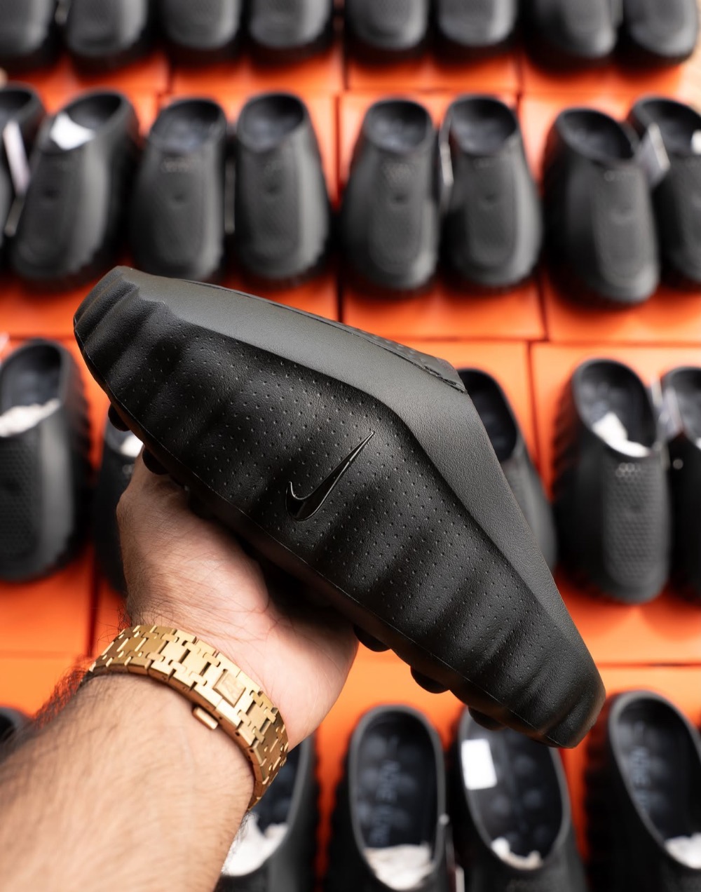 Nike Mind 001 Slide Triple Black — 44, Novo