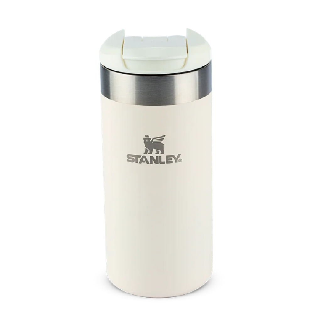 GARRAFA TERMICA STANLEY AEROLIGHT 354ML TRANSIT EM AÇO INOX CREAM 08653-00