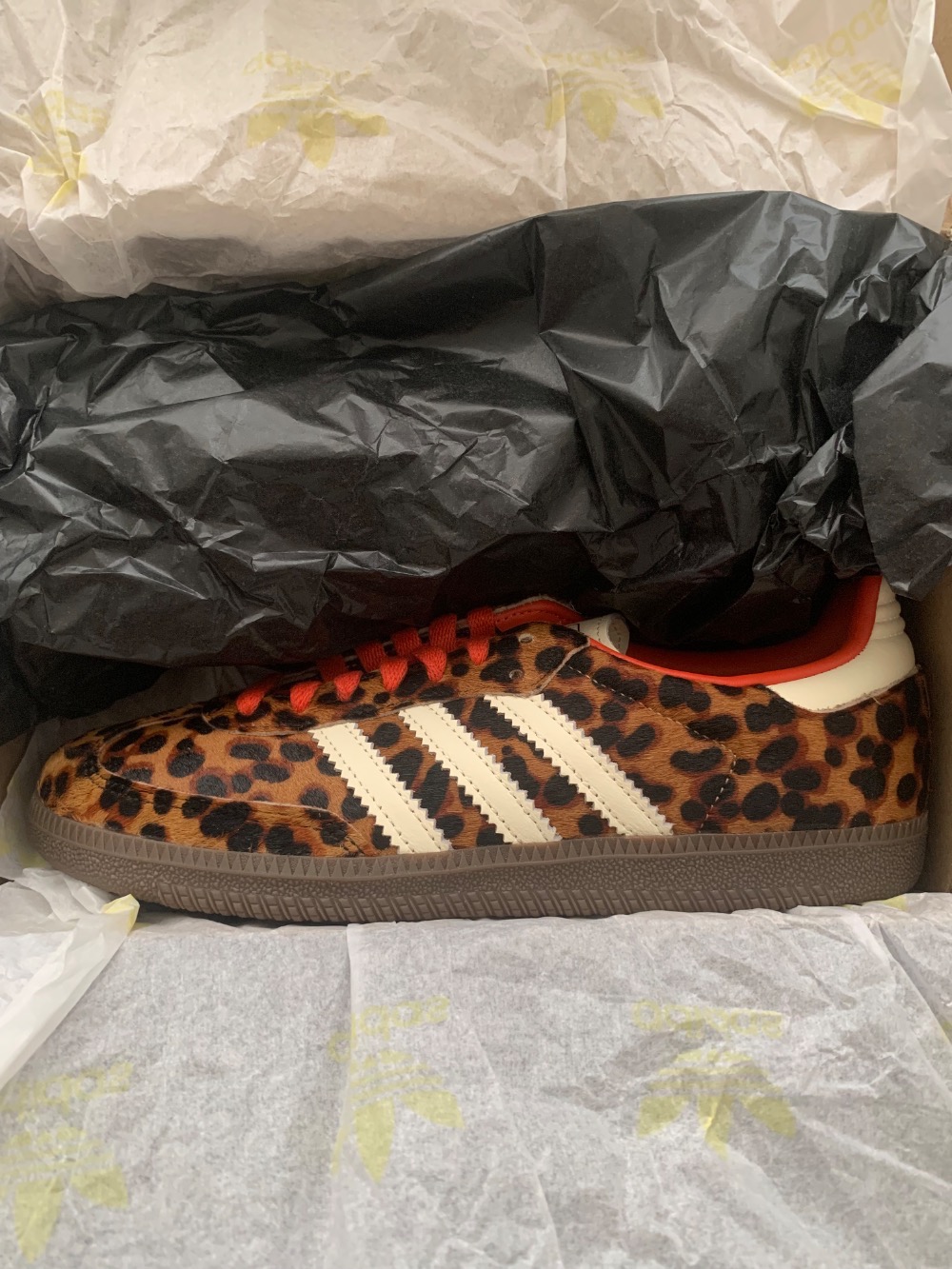adidas Samba OG Preloved Red Leopard — 35, Novo