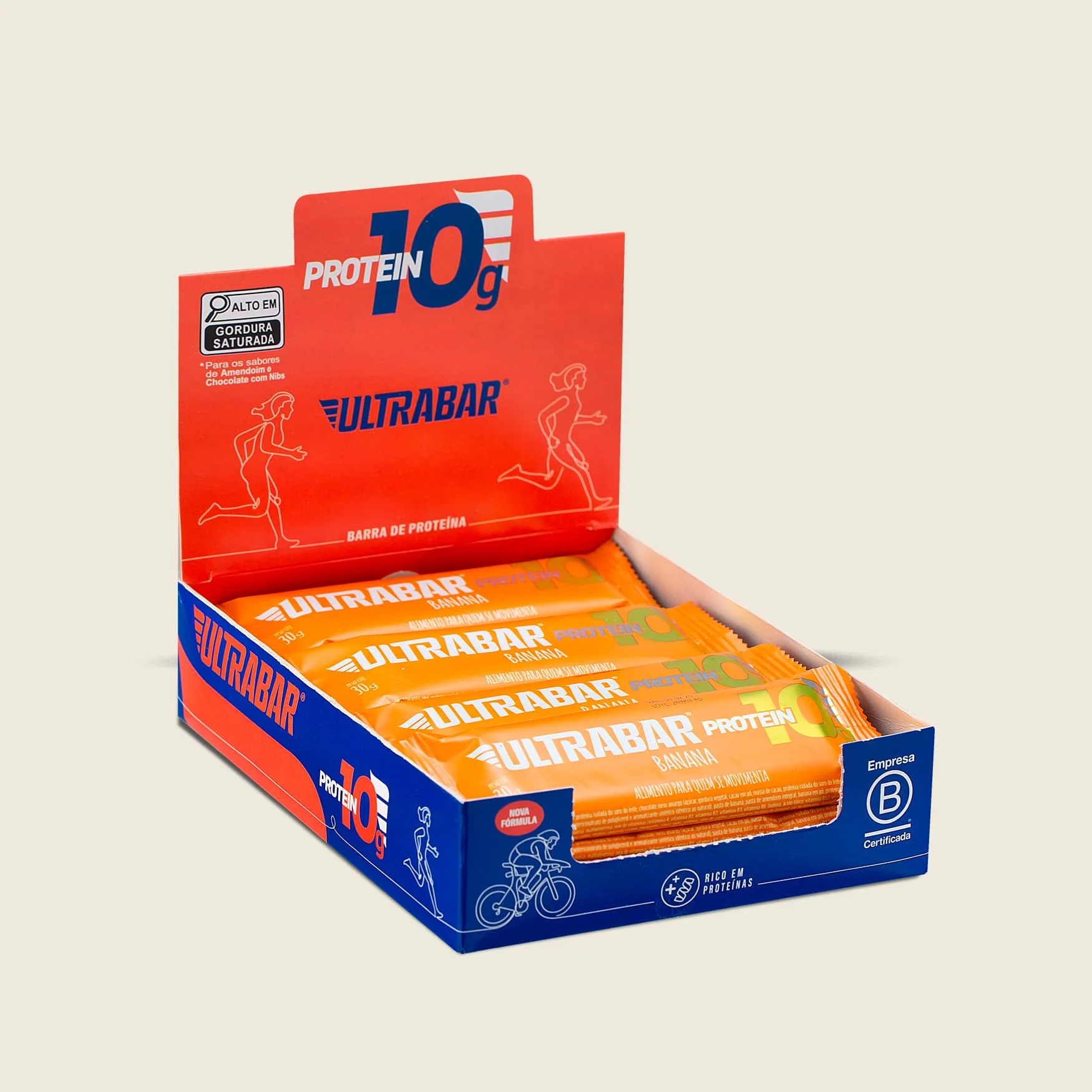 Barra De Proteína Protein Bar De Banana (12 Unidades) Ultrabar