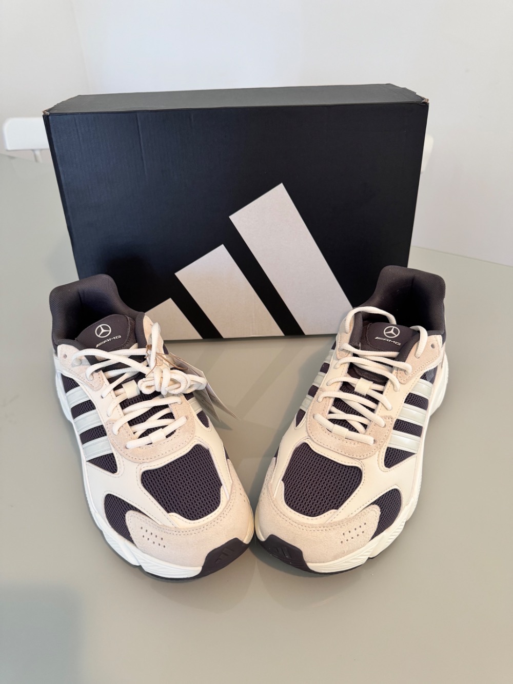 Mercedes AMG Petronas x adidas Crazychaos 2000 F1 Team Off White Grey — 41, Novo