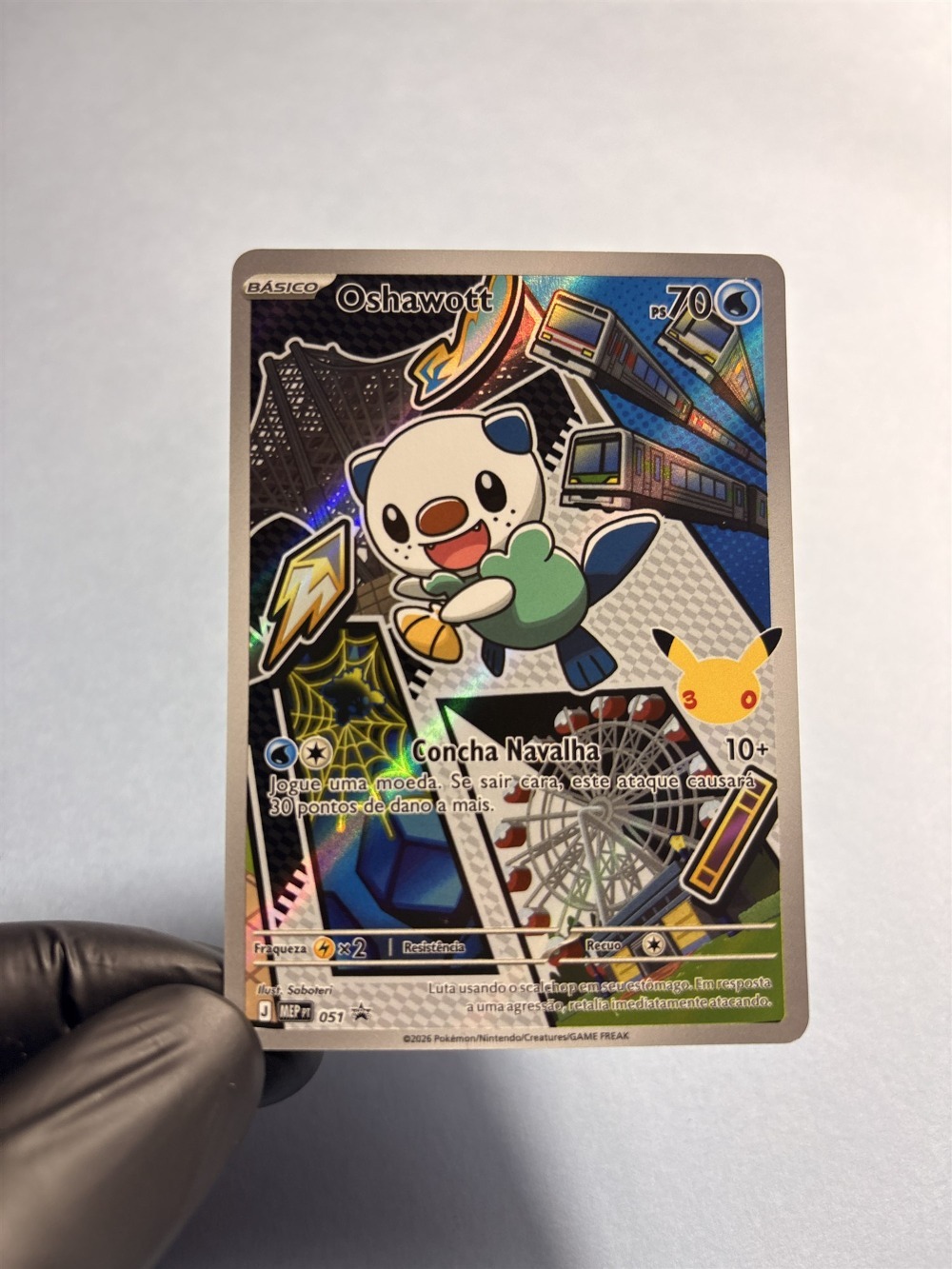 Oshawott (51) Mega Promos Pokémon TCG — Near Mint, Novo