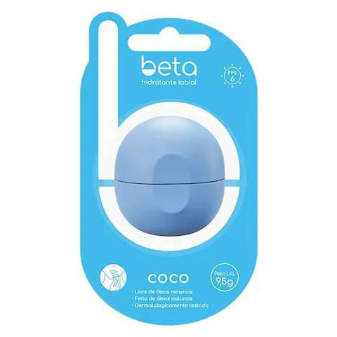 [REC] Beta Hidratante Labial Beta Coco - Beta 9 5G