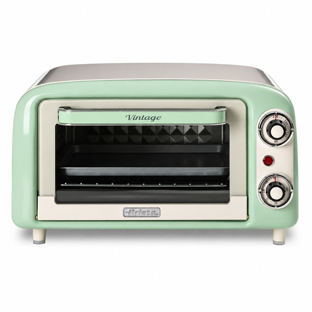 MINI FORNO ELÉTRICO ARIETE VINTAGE 10L 800W VERDE 127V 00C39190EARBR