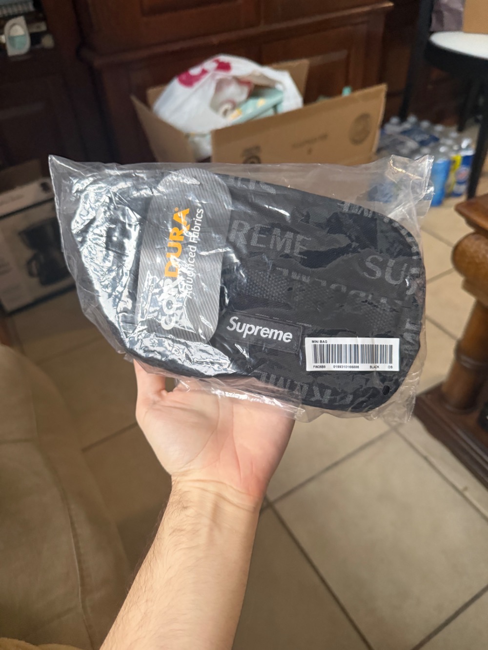 Mini Shoulder Bag Supreme Black FW26-W1 — único, Novo
