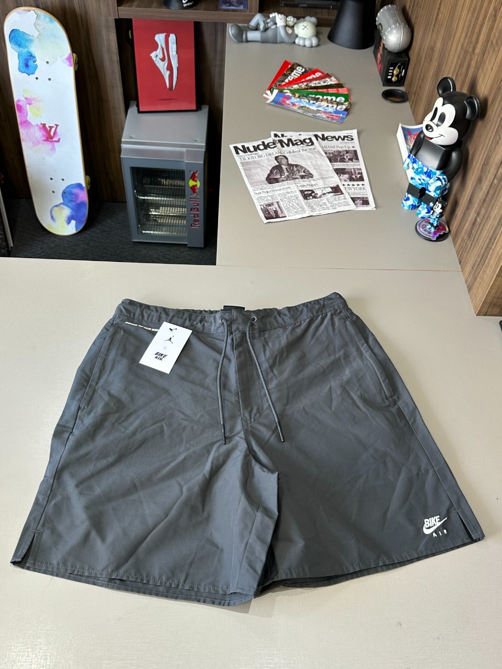Nigel Sylvester x Air Jordan Shorts Bike Black — M, Novo
