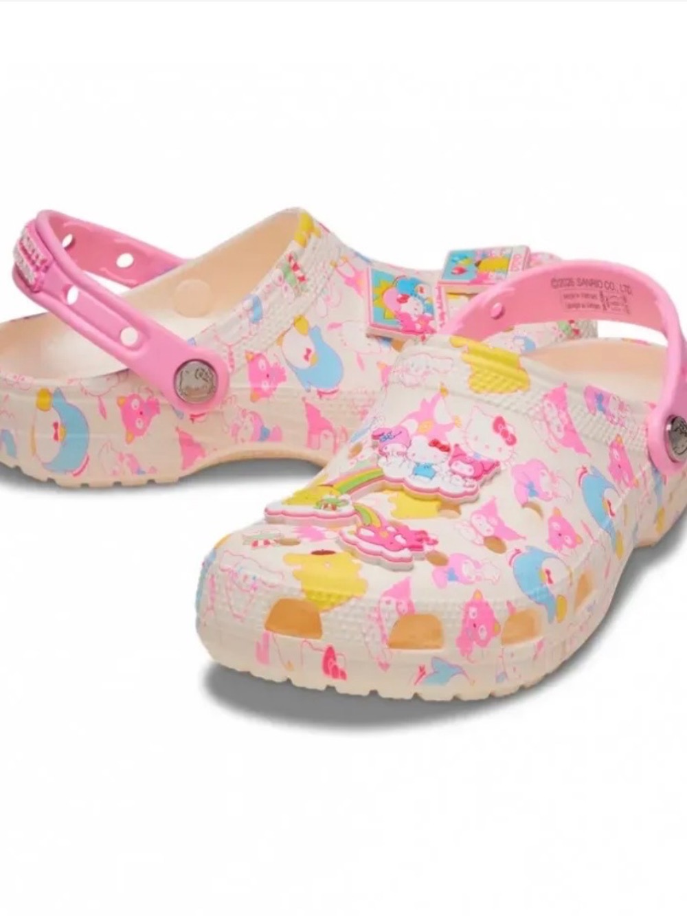 Hello Kitty x Crocs Classic Clog Pastel Multicolor — 35 / 36 / 38 / 39 / 40, Novo