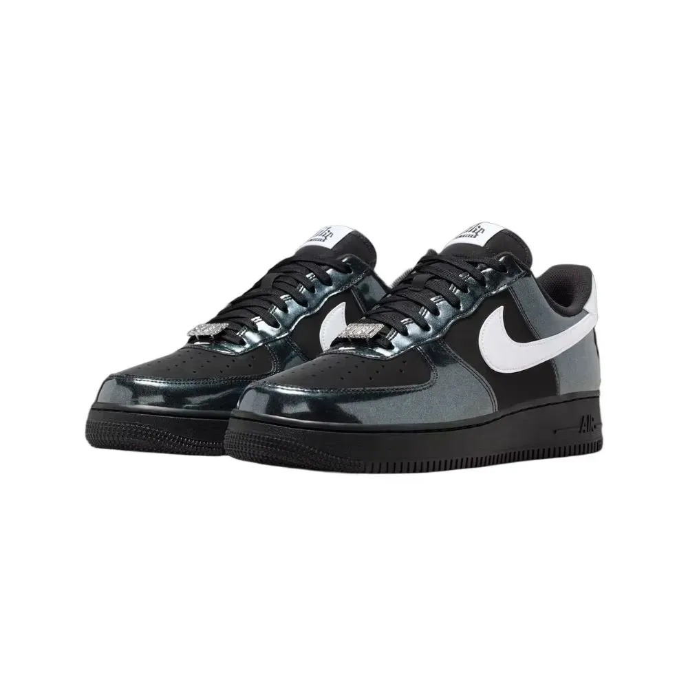 Nike Air Force 1 Low Glam Rock Black White — 37, Novo