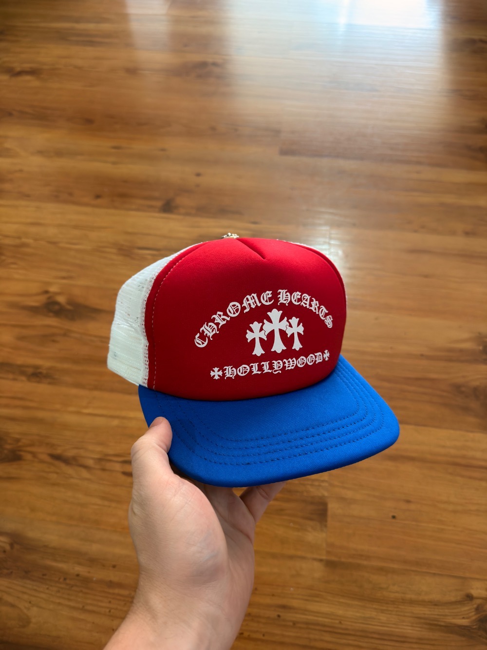 Boné Chrome Hearts 4th July 2026 Exclusive Trucker Red — Único, Novo