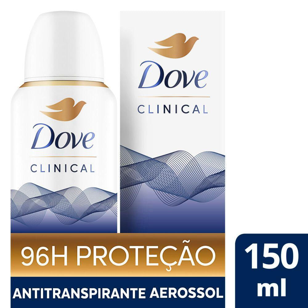 Desodorante Antitranspirante Aerossol Dove Clinical Original Clean 150ml