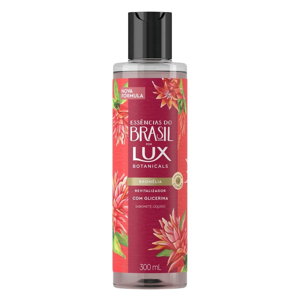 Sabonete Líquido Lux Glicerina Bromélia 300ml