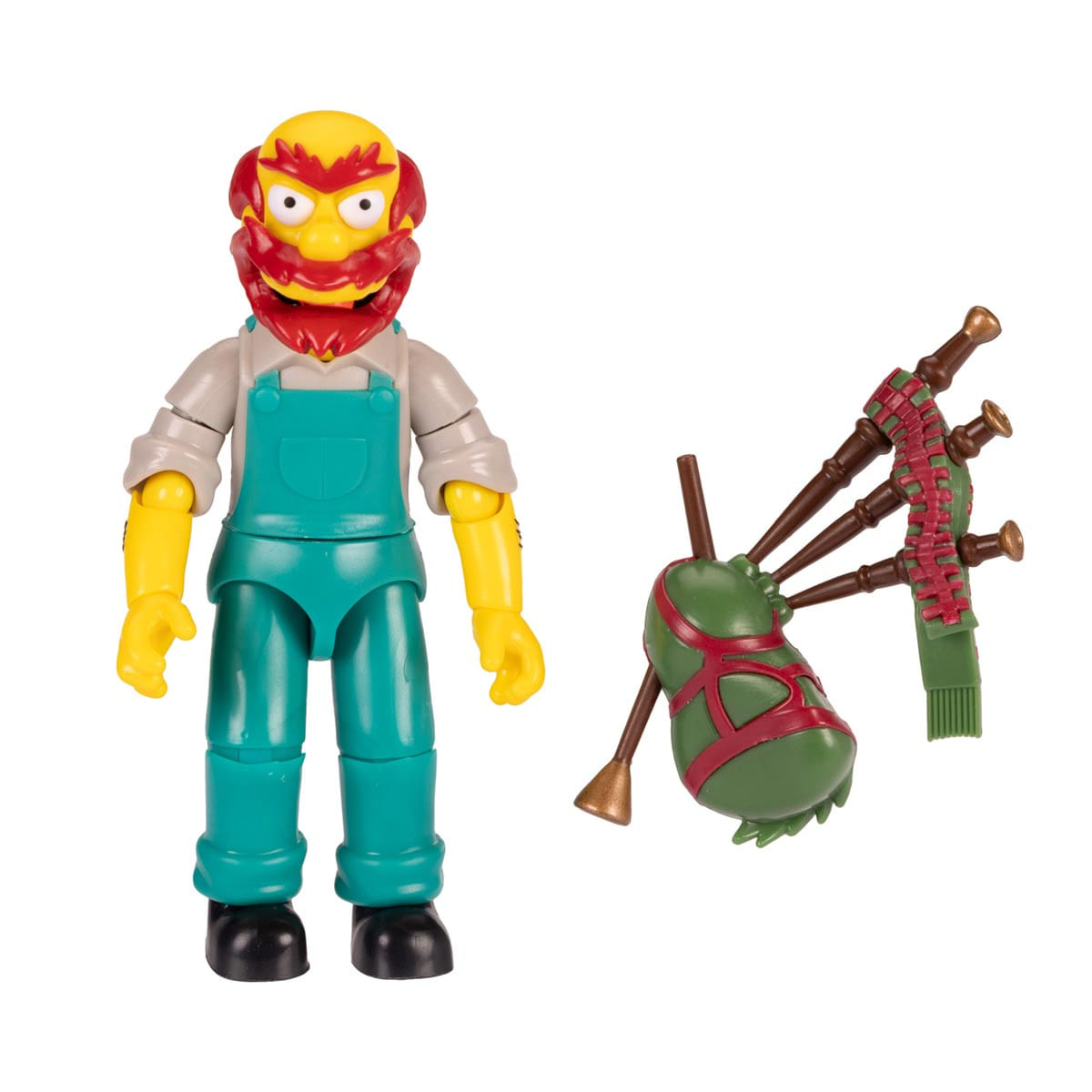 Foto 3 de Boneco Zelador Willie De 12Cm Com Gaita De Fole -Os Simpsons