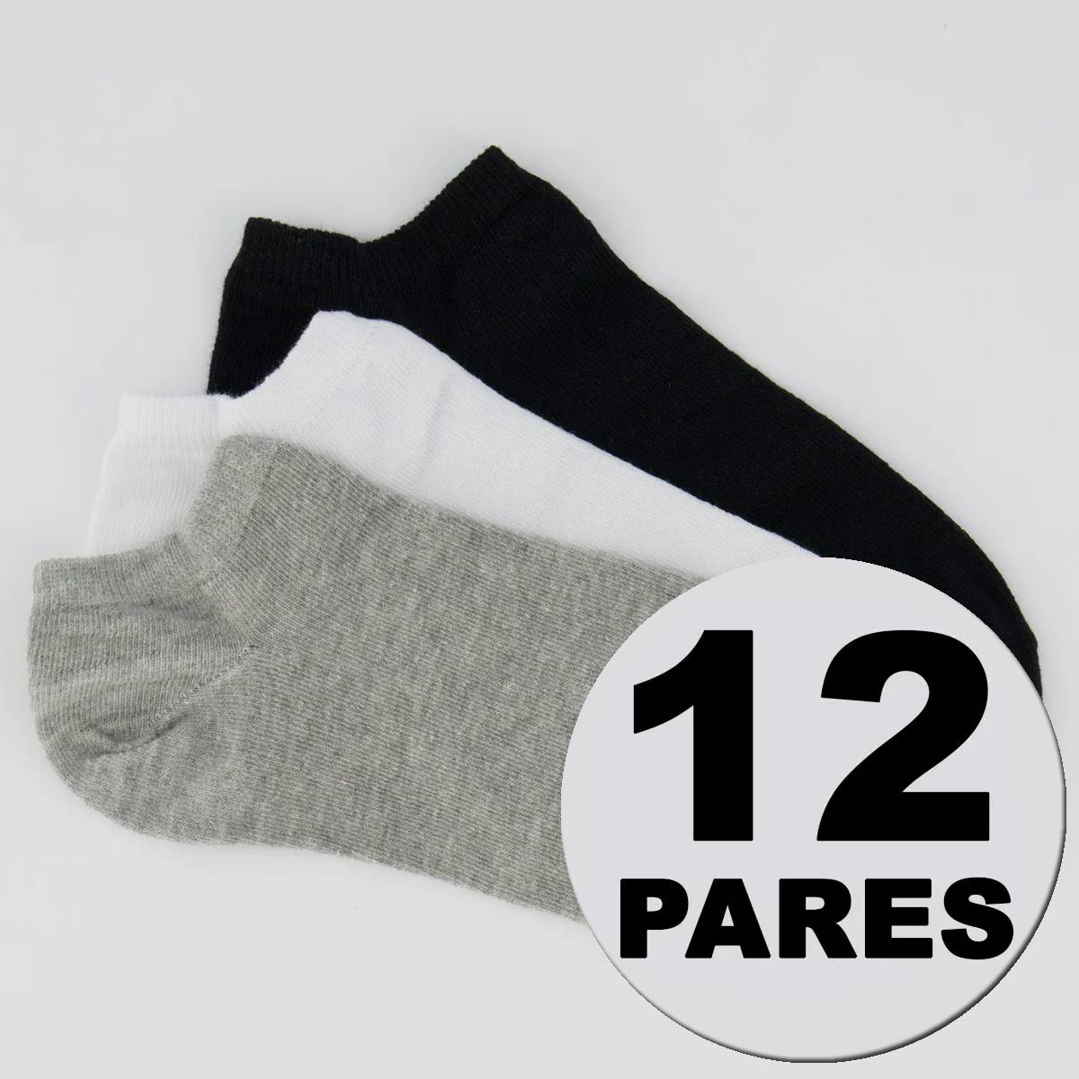 Kit Meia Selene Sapatilha 12 Pares
