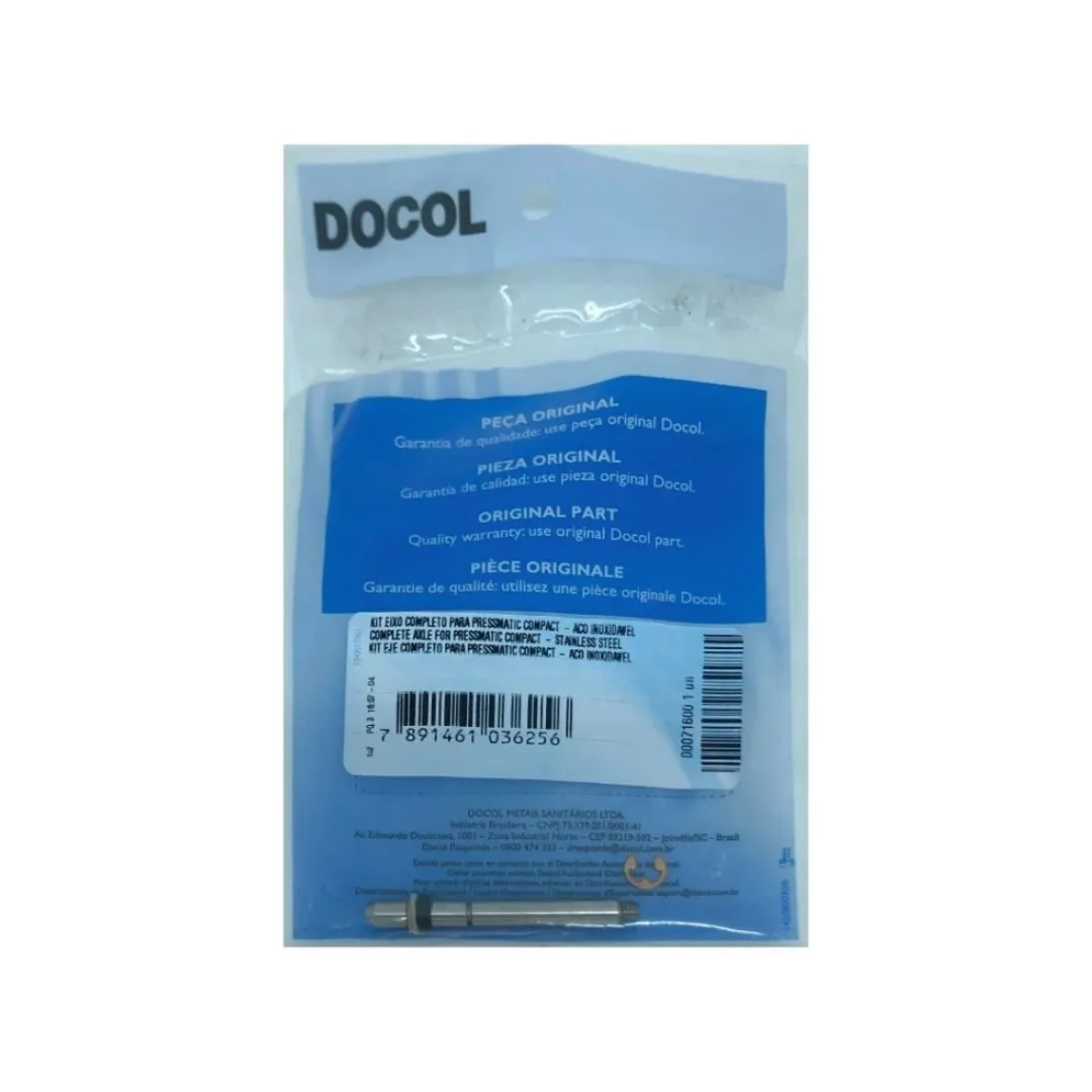 KIT EIXO LAV PRESCO INOX DOCOL