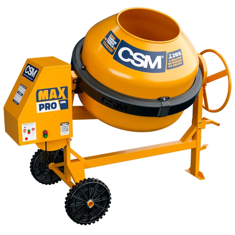 Betoneira 400 Litros Max Pro 2CV Monofásica 220V CSM