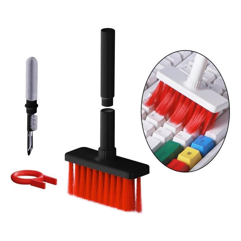 Kit de Limpeza para Teclado: 5 em 1 Escova de Limpeza para Teclado e Fone de ouvido