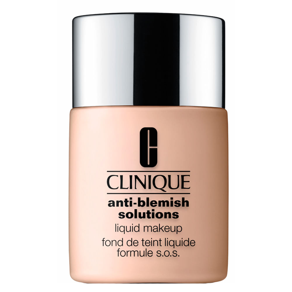 Anti-Blemish Solutions Liquid Makeup Clinique - Base Liquida — Fresh Cream Caramel