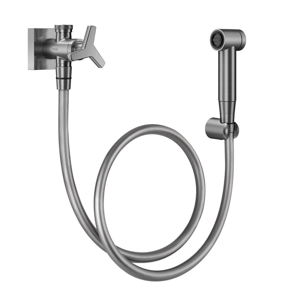 Ducha Higienica de parede com Registro Docolcity Grafite Docol