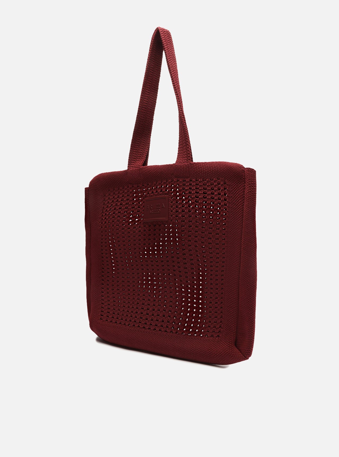 Foto 2 de Bolsa Shopping Vinho Crochê Mônaco Grande