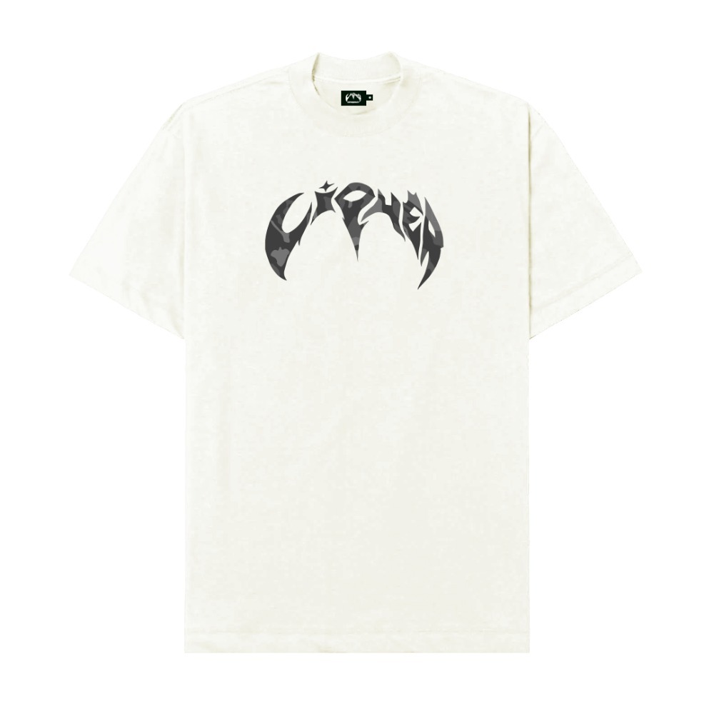 Camiseta CIPHER Camo Off White — M / G, Novo