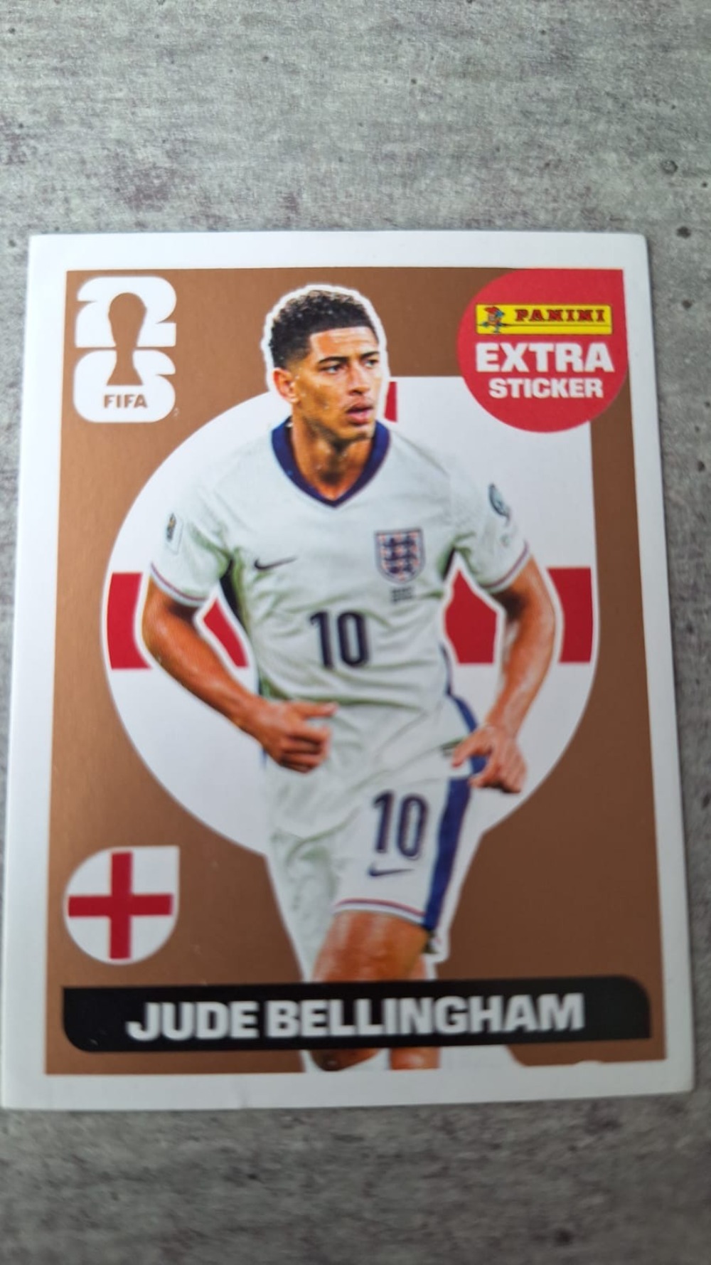 Figurinha Panini Jude Bellingham Legend Bronze FIFA World Cup 2026 — Near Mint, Novo