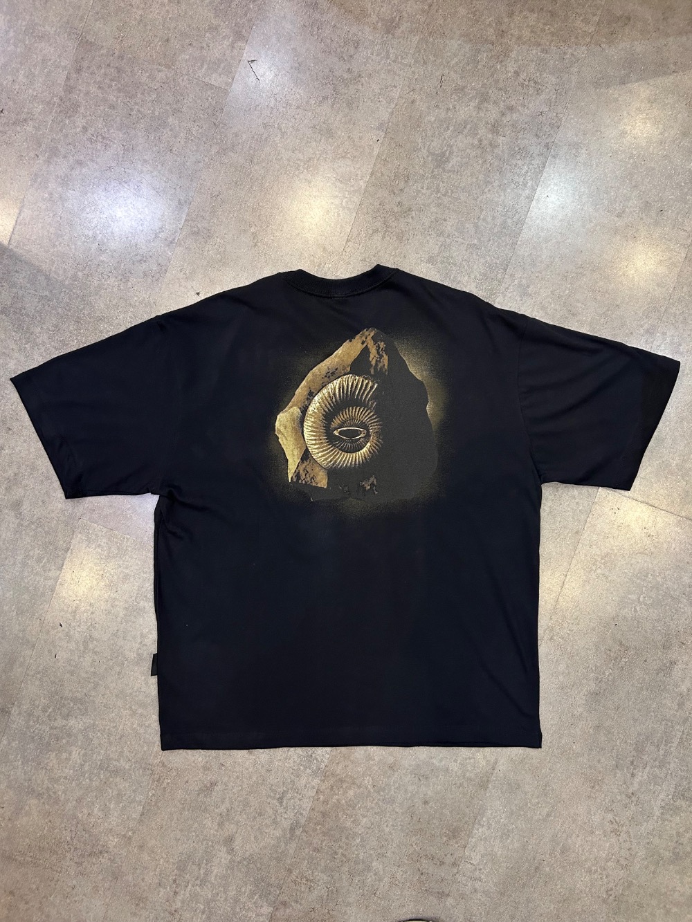 Camiseta Oakley O-Fossil Stone Black — M / G, Novo