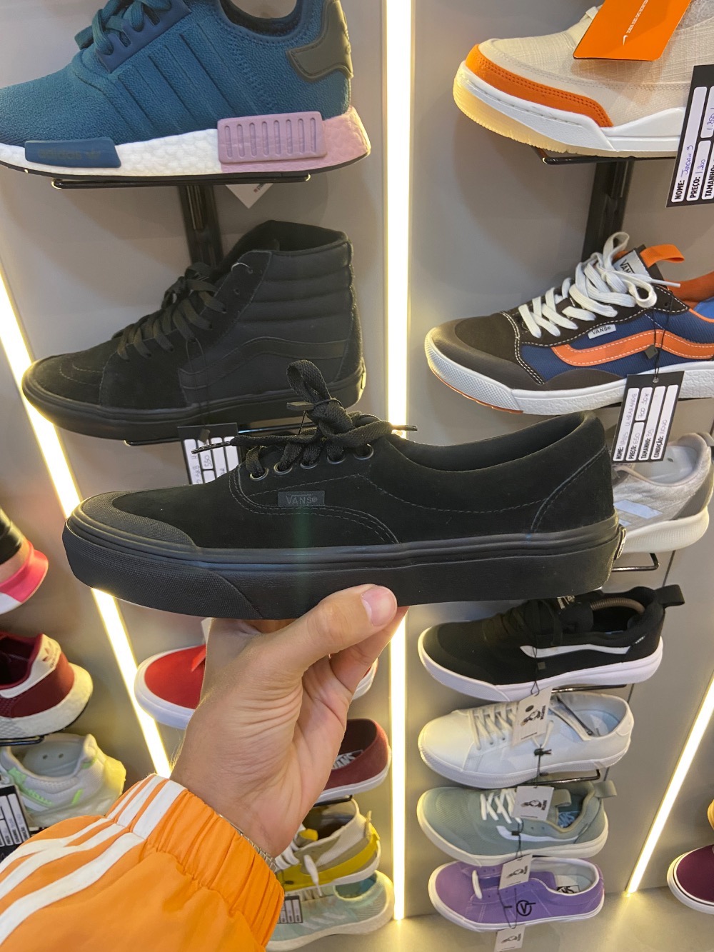 Vans Era Toe Cap Black — 37, Novo