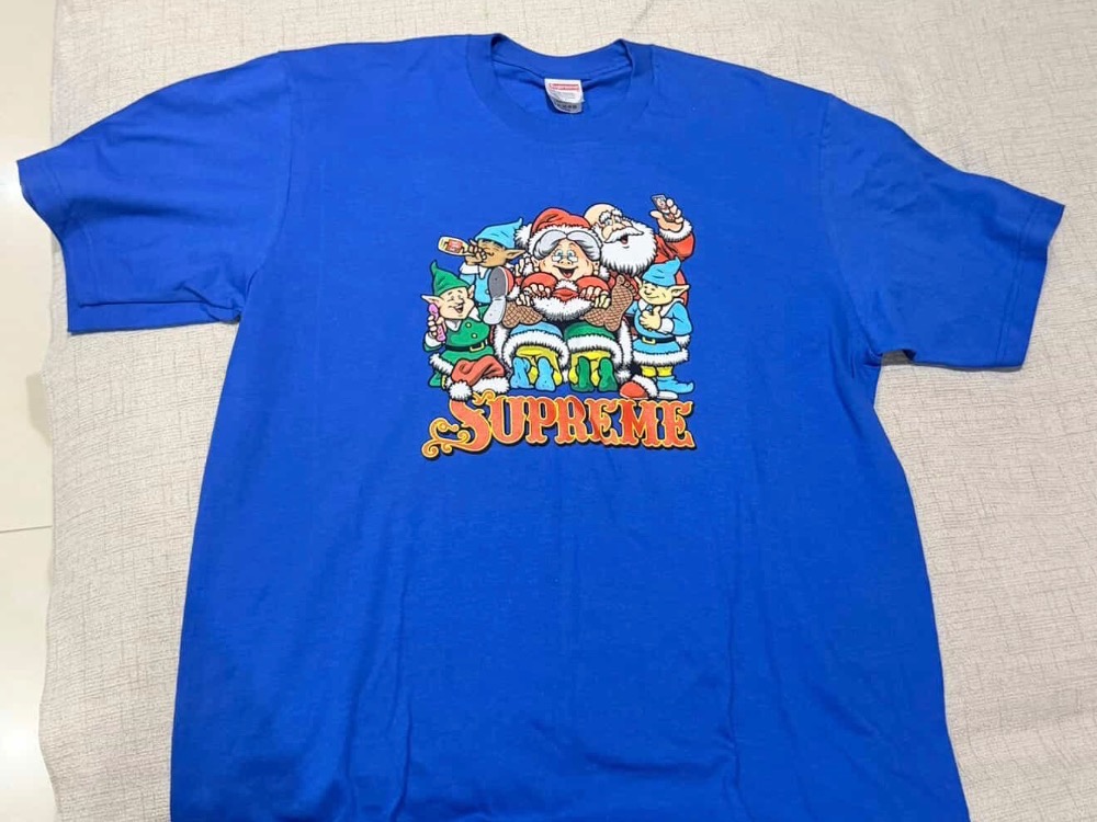 Camiseta Supreme Naughty Royal FW25-W17 — XG, Novo