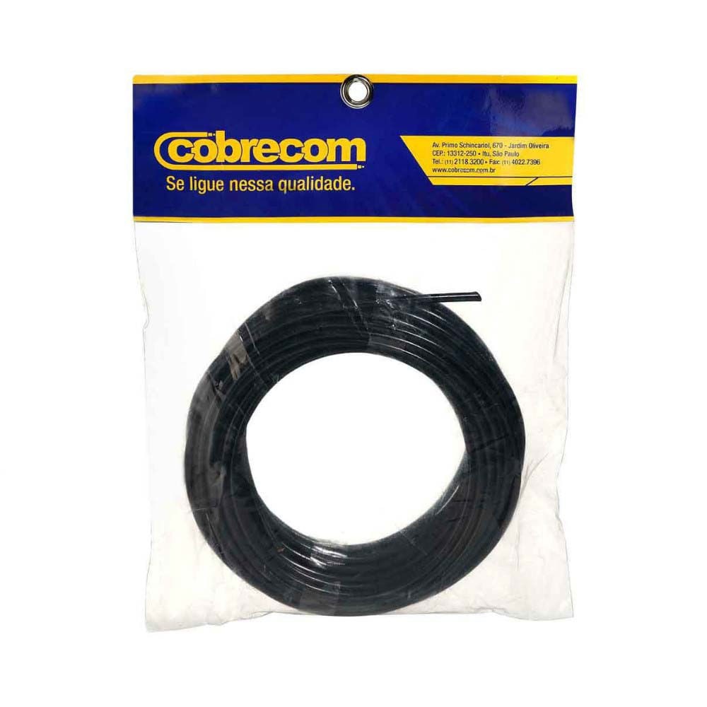 Cabo Flexível 6,0mm² 750V Vermelho 15m | Cobrecom Antichamas