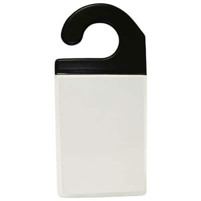 Crachá para automóvel transparente 90x130mm preto 257 Plastpark PT 10 UN
