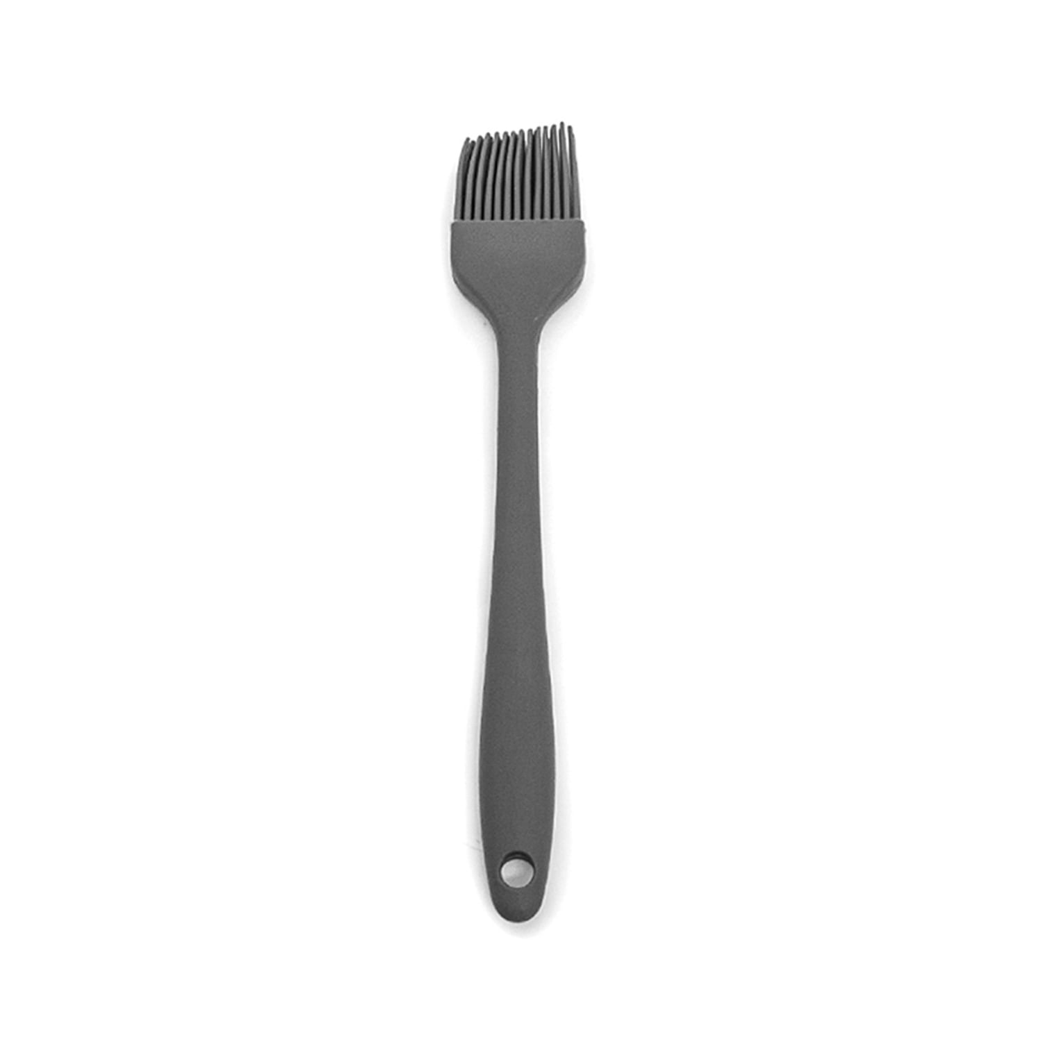 Pincel De Silicone Pequeno Cinza Mozcada