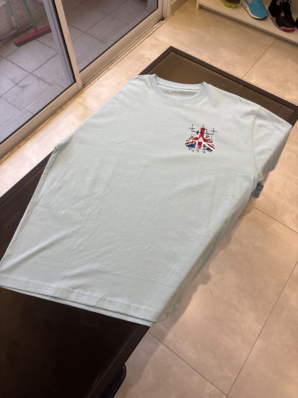 Camiseta Palace King Tri Skyline Blue — G, Novo