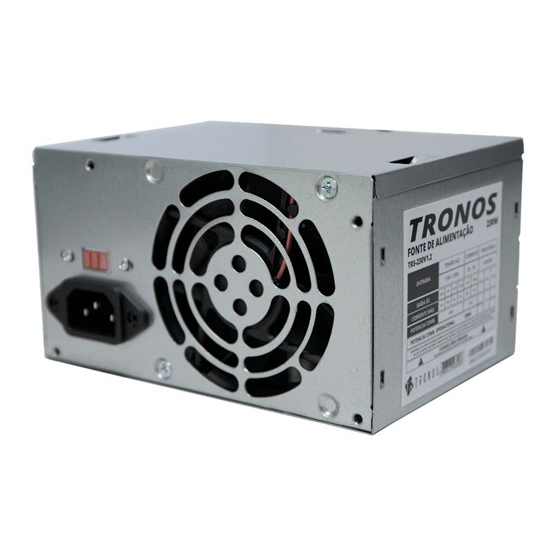 Fonte Brazil PC Tronos, 230W, Prata, TRS-230V