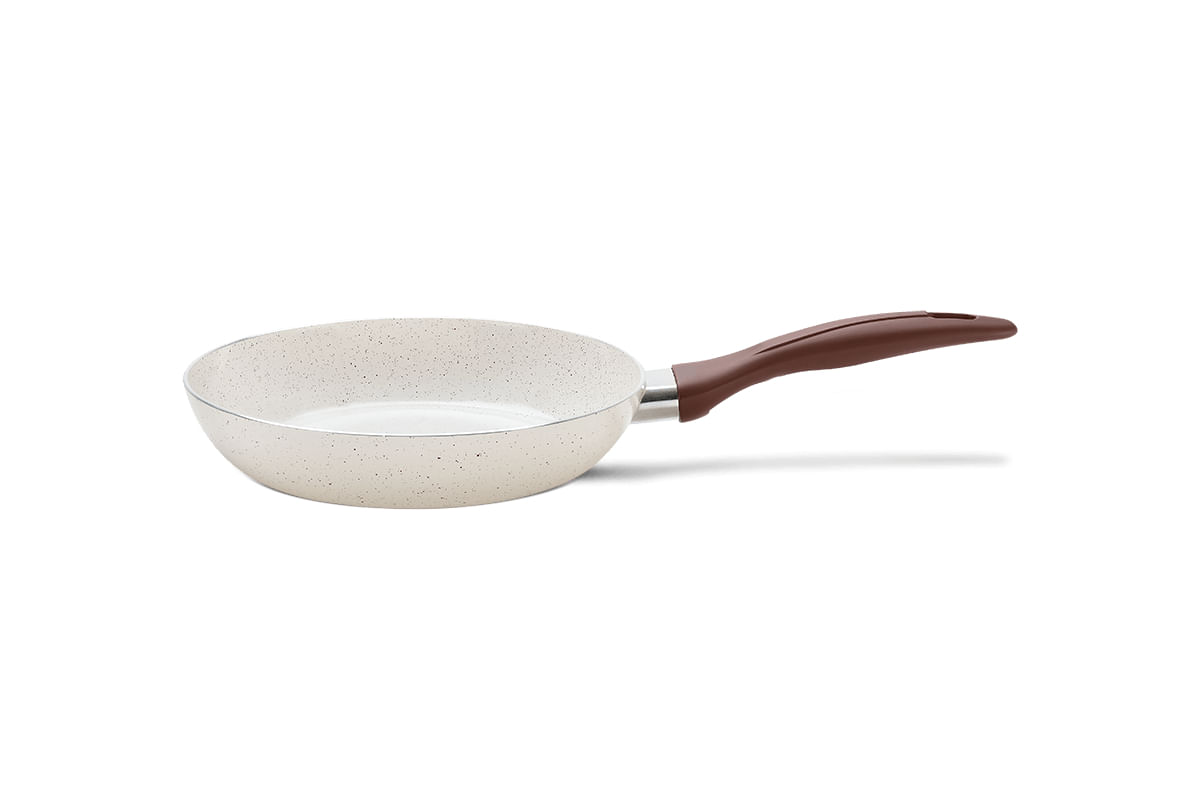 Frigideira de Indução Brinox Smart Plus Antiaderente Ceramic Life Ø24cm 1,35 Litros Vanilla Creme