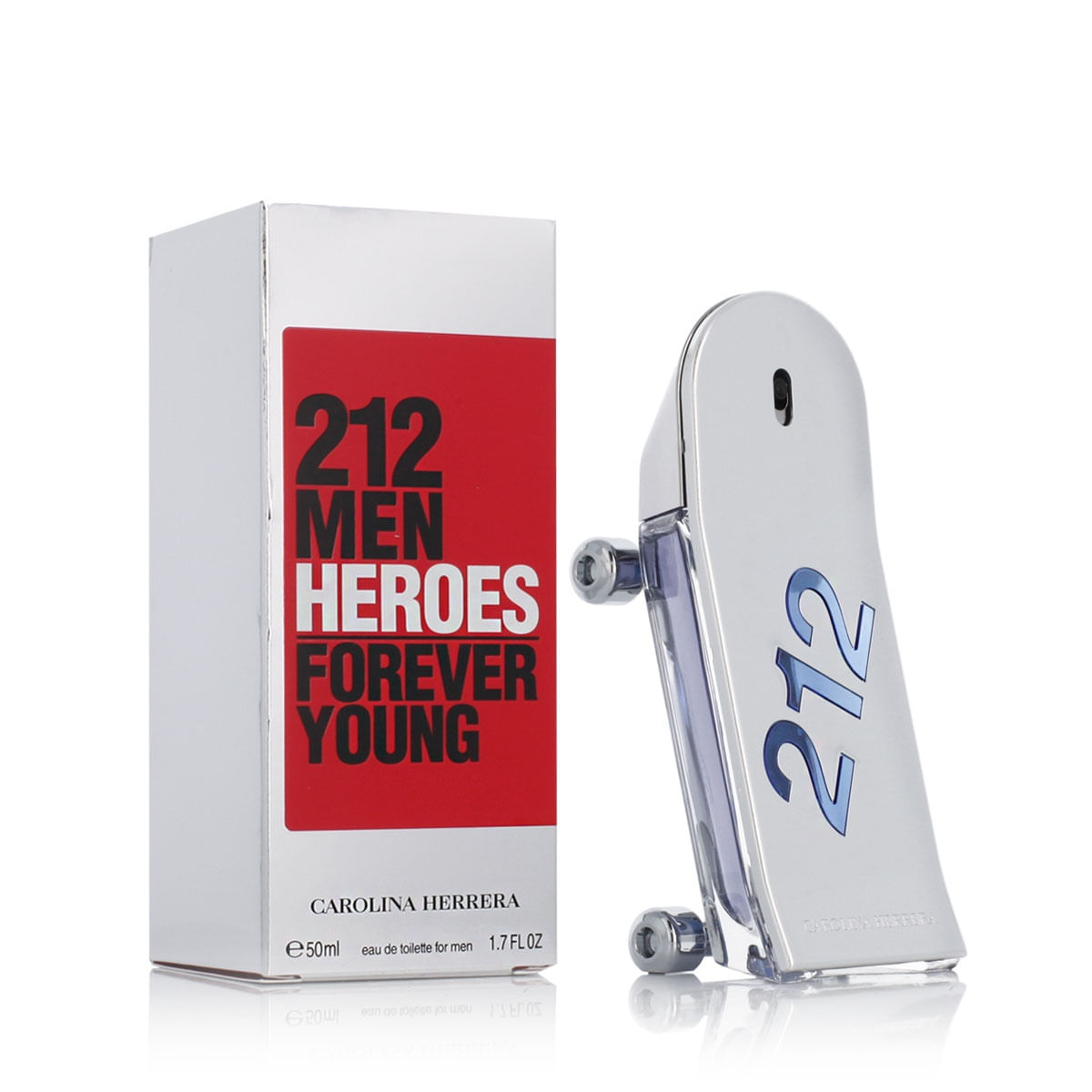 212 Men Heroes Carolina Herrera Masculino Eau de Toilette 50Ml