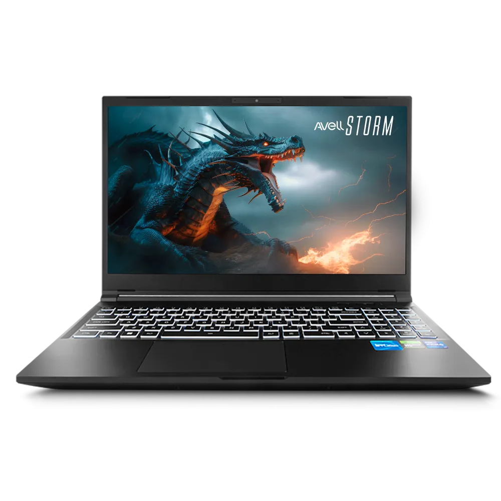 Notebook Avell STORM 550 — Intel Core i5-14450HX, RTX 5050 (8GB GDDR7), 16GB DDR5, SSD M.2 NVME 512GB, Sem sistema operacional