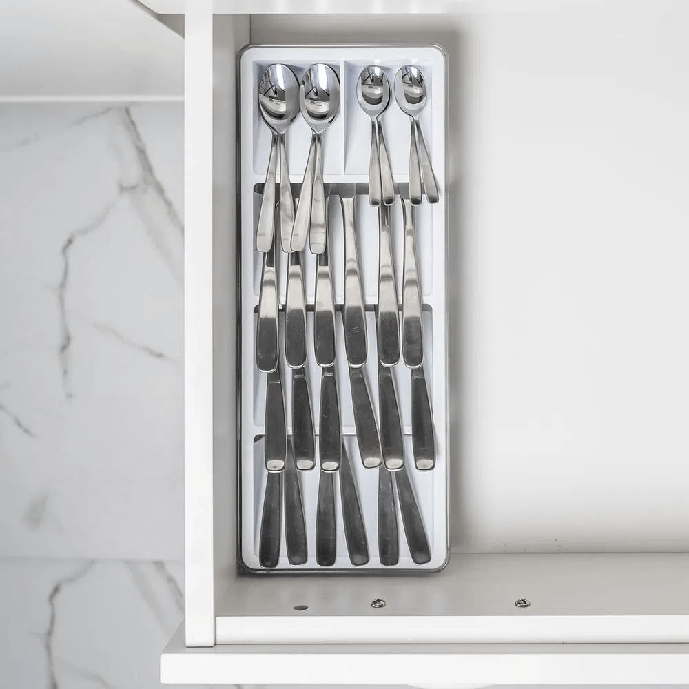Foto 4 de Organizador De Talher Clear Branco - Ou