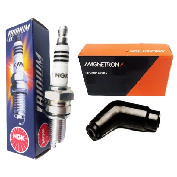 Vela Iridium + Cachimbo Nxr 150 Bros 2003-2005