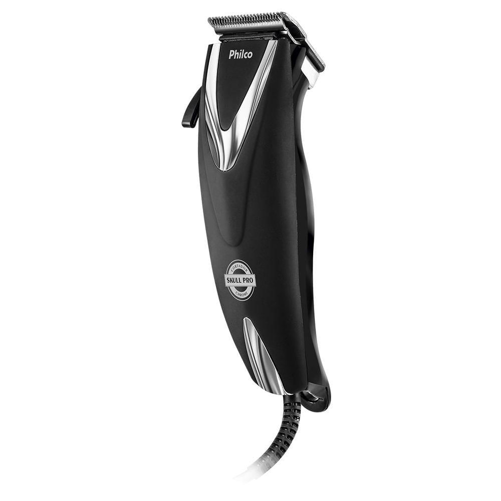 Foto 2 de Cortador De Cabelos Philco Skull Pro Chrome 9 Em 1 110V
