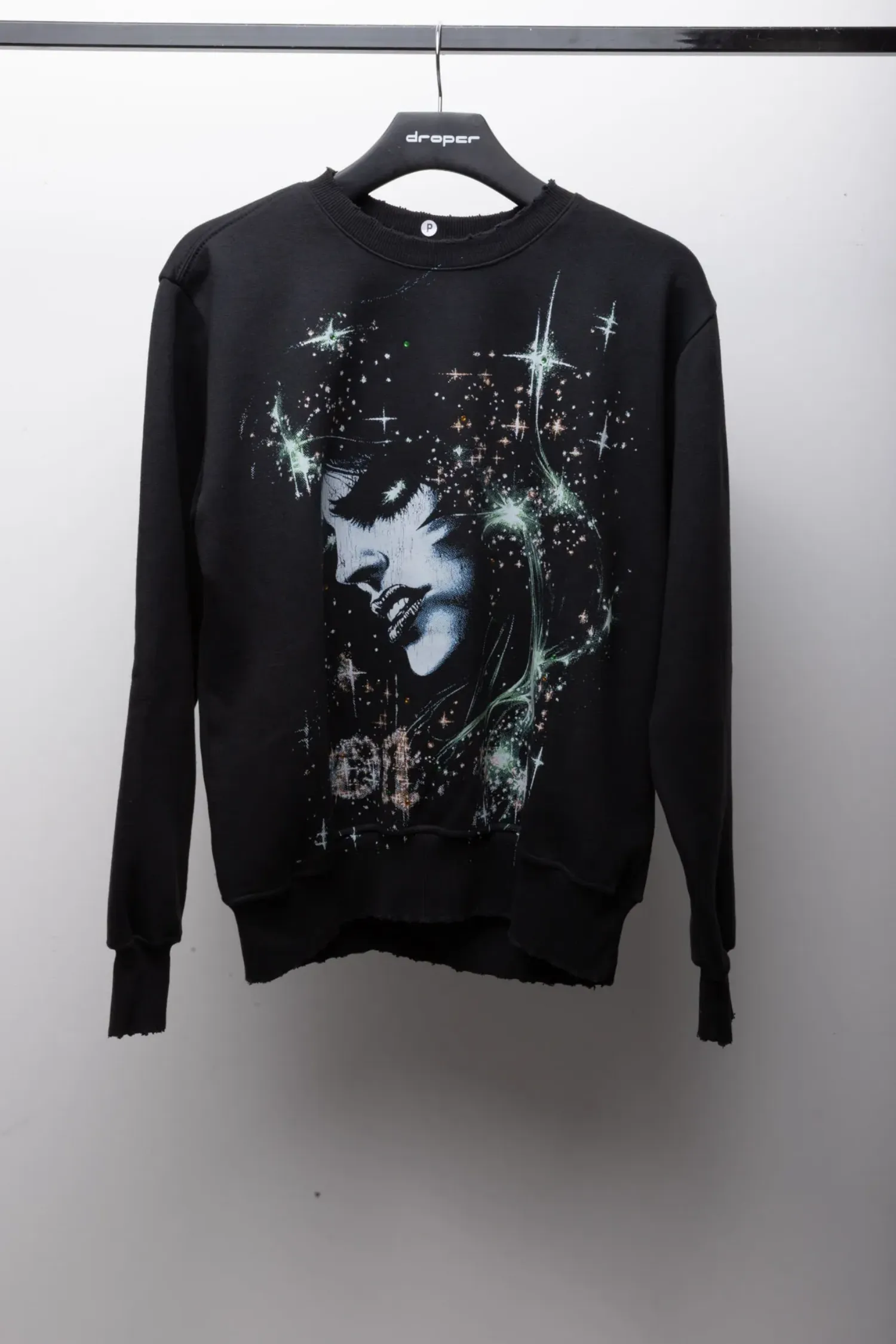 Moletom Exclusiviist Gotham C1ty Flea Market Black — XG, Novo
