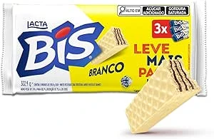 Lacta Bis Laka - Chocolate Branco Kit 3 Unidades 100,8g