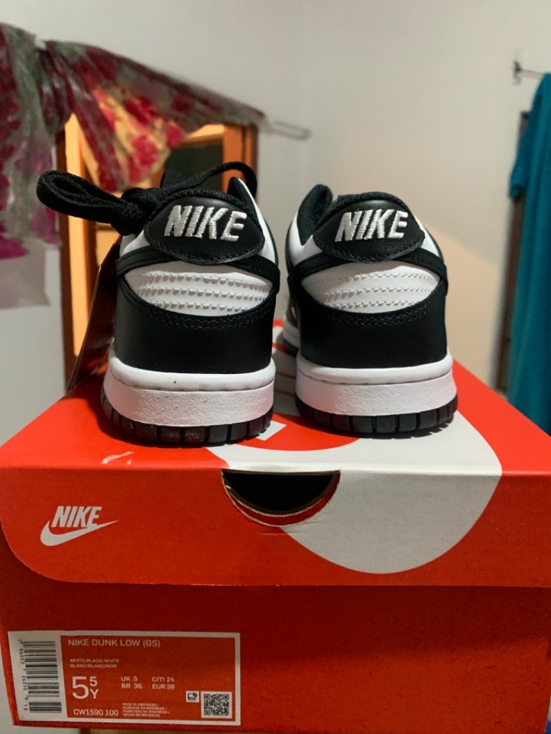 Foto 4 de Nike Dunk Low GS Black White Panda — 36, Novo