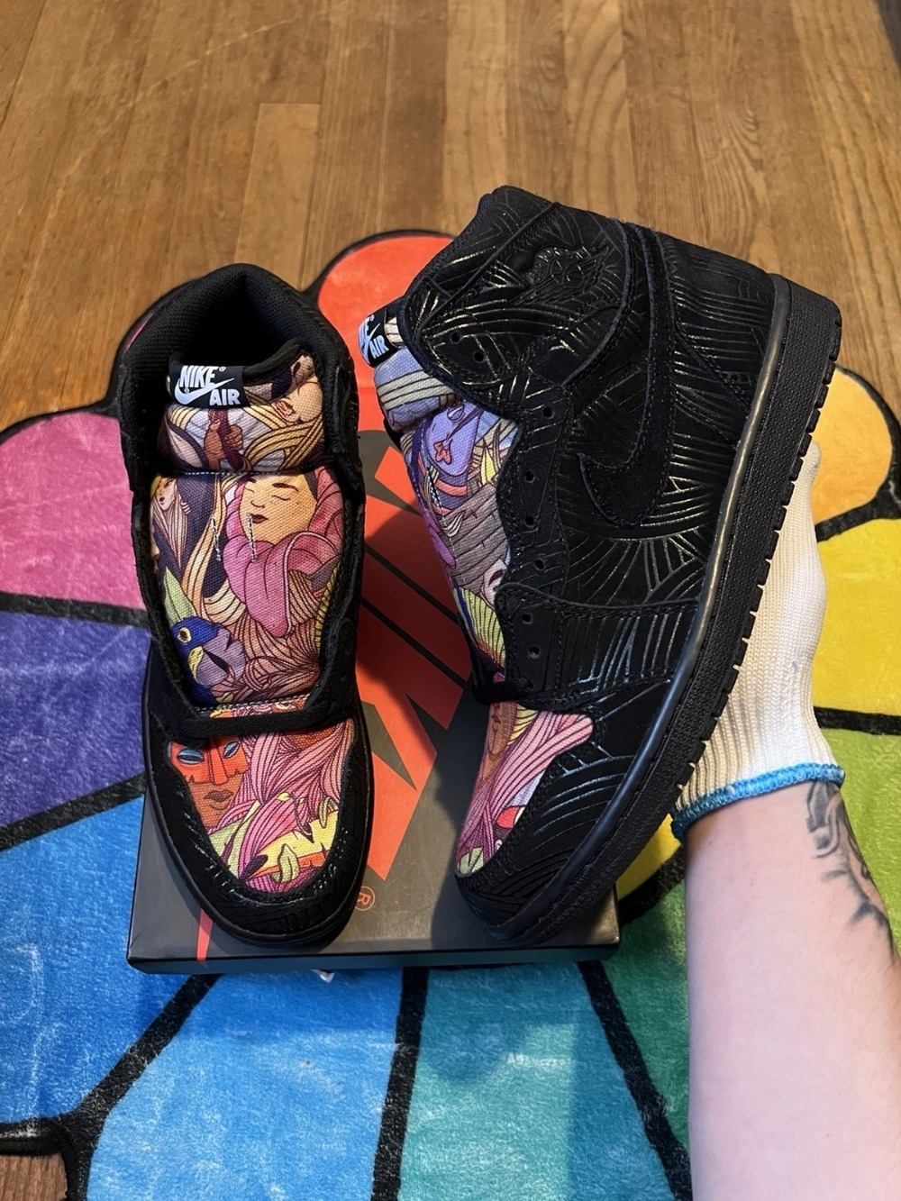 Pomb x Air Jordan 1 Retro High Los Primeros — 38 / 42 / 42.5 / 43 / 43.5 / 44, Novo