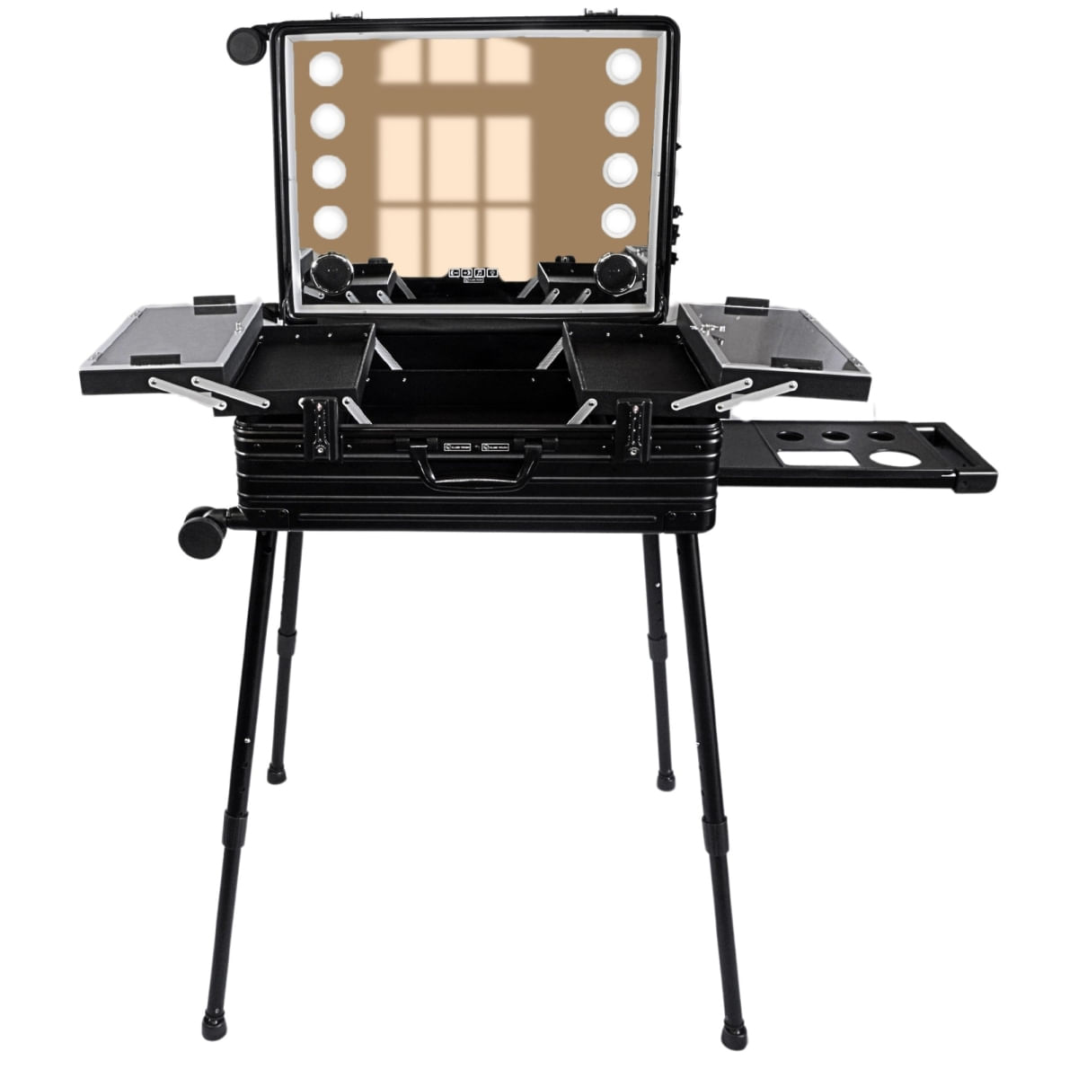 Maleta Camarim Profissional - Glamour Pro Preta