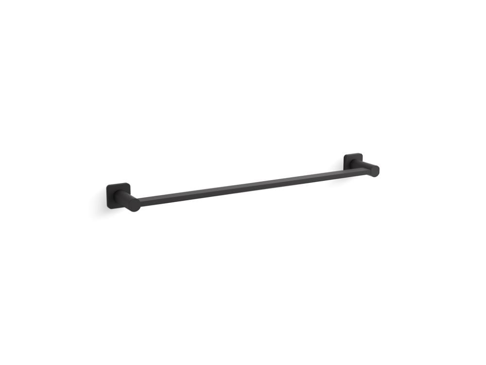Porta Toalha Barra Parallel 61 Black Kohler