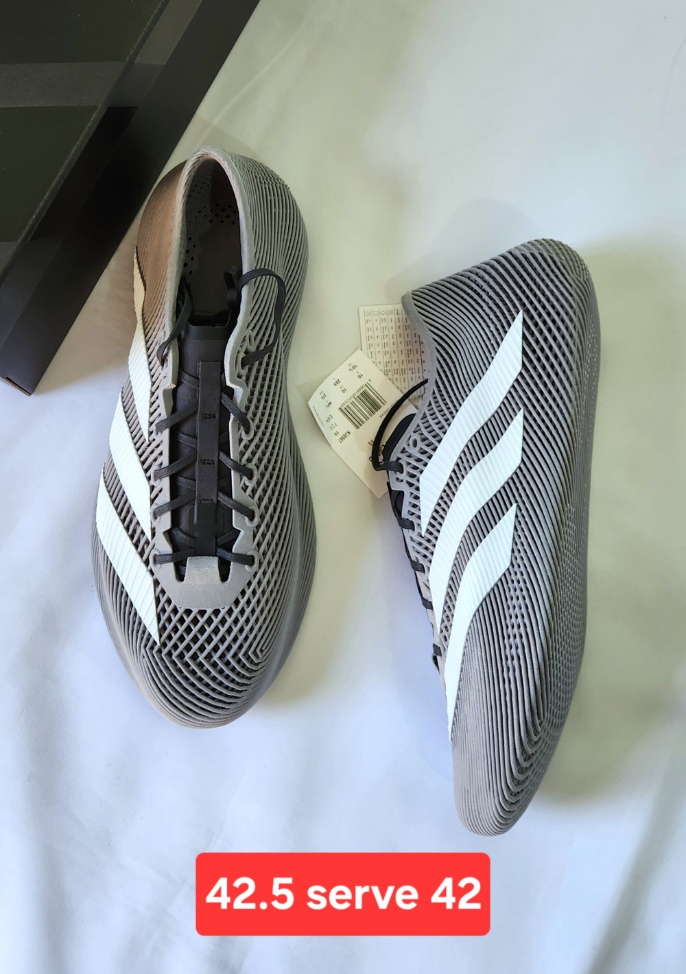 adidas Climacool 4D Laced Grey Chalk White Carbon — 42.5, Novo