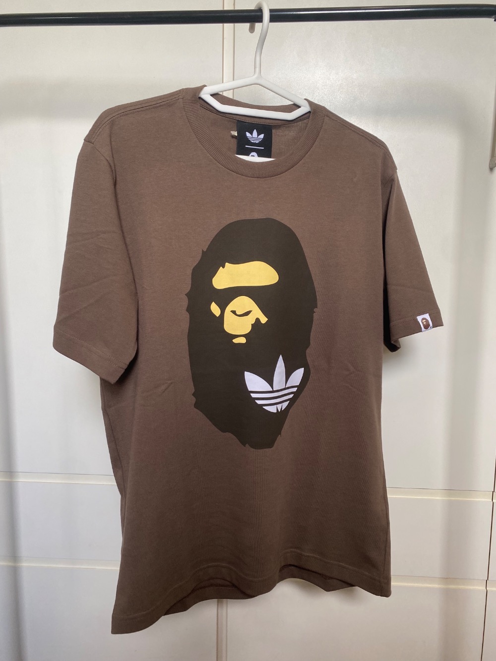BAPE x adidas Camiseta Jersey Earth Strata — P, Novo