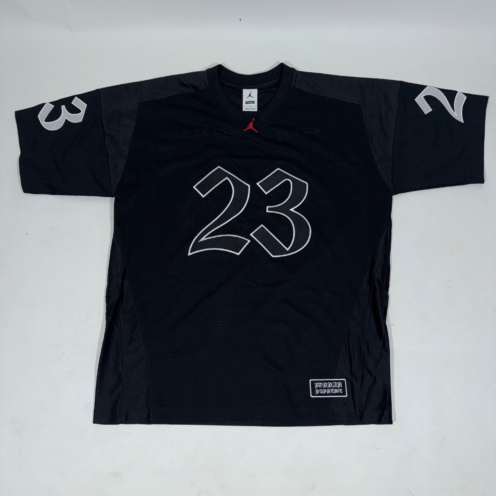 Air Jordan x Supreme Camiseta Jersey Black SS26-W15 — G, Novo