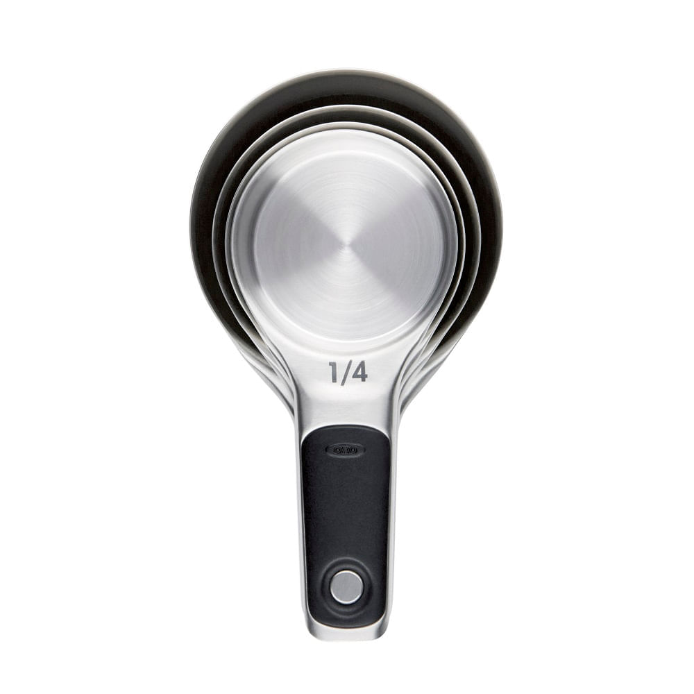 Foto 4 de 4 Xícaras Medidoras em Inox com Imã OXO