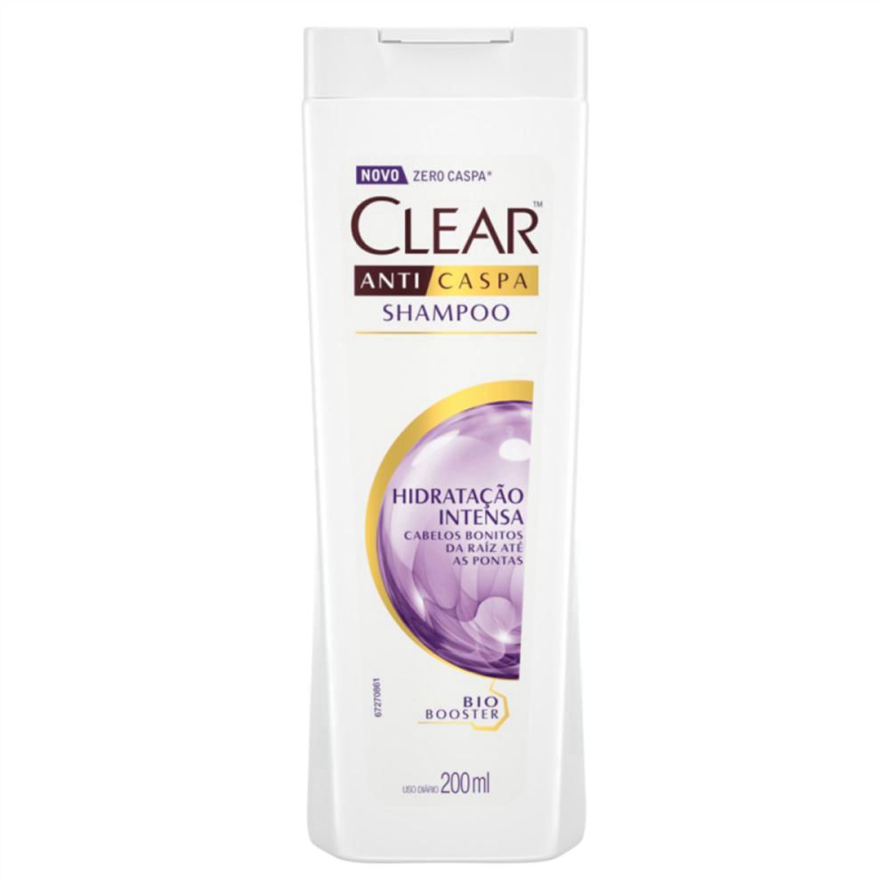 Foto 2 de Shampoo Clear Women Anticaspa Hidratação Intensa 200ml